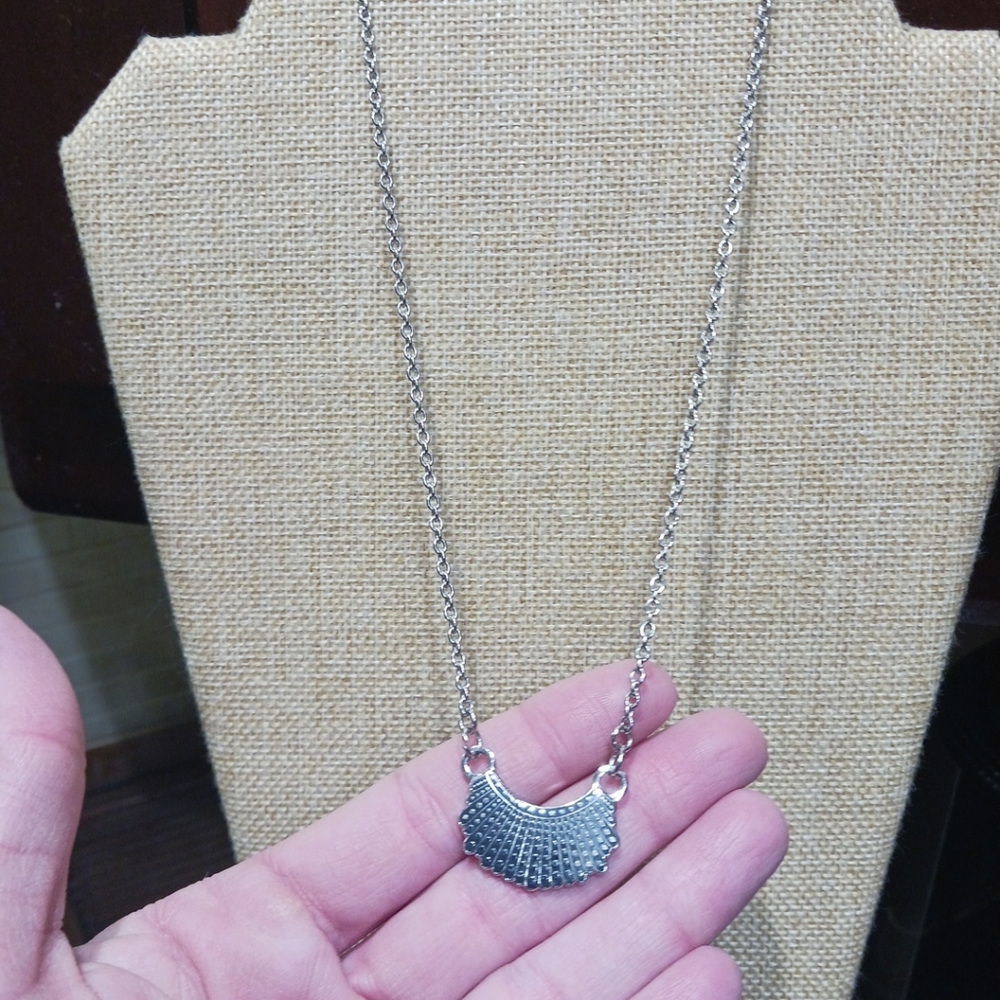 RBG Ruth Bader Ginsburg 16in. 'Dissent Collar' Necklace.